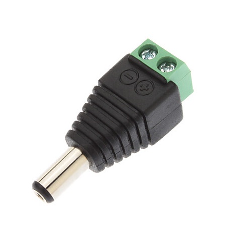 DC 배럴잭 파워 어댑터 - male타입 (male DC Power adapter - 2.1mm jack to screw terminal block)